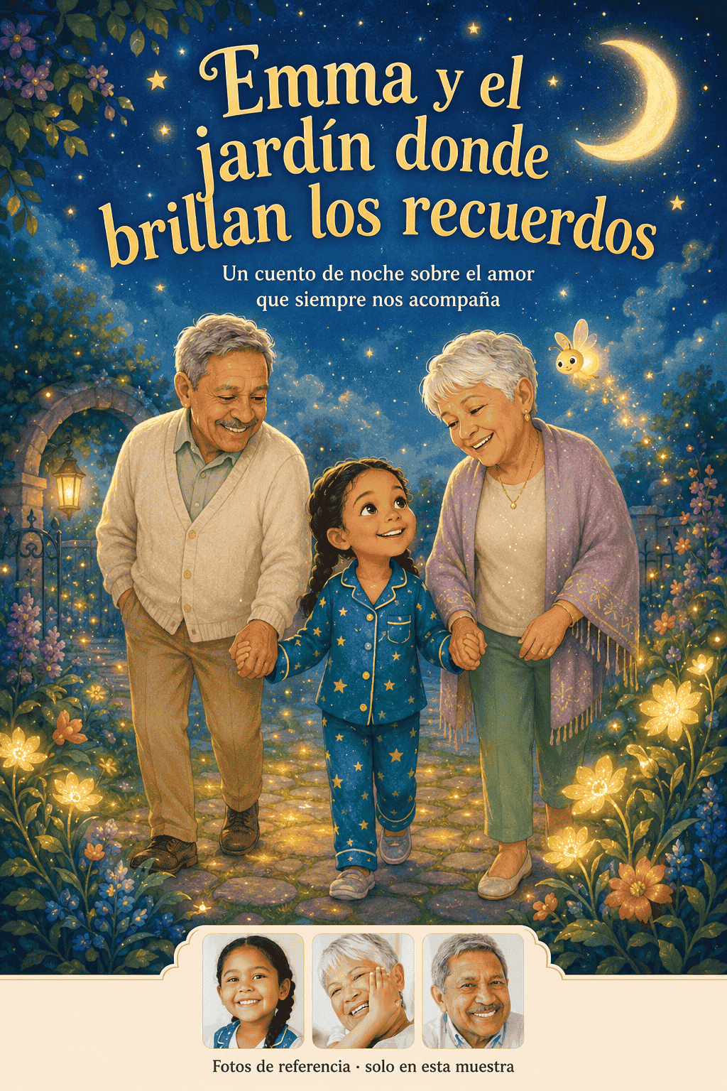 Portada de Emma y el jardín donde brillan los recuerdos