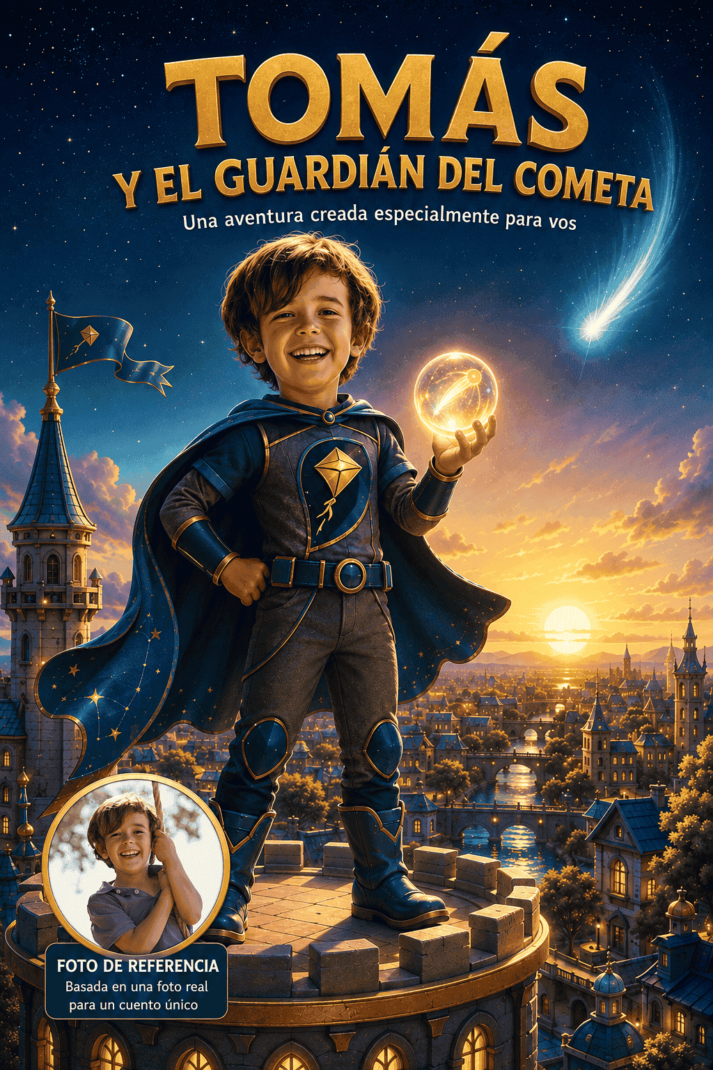 Portada de Tomás como el Guardián del Cometa